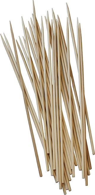 Actual product image Papstar Shish kebabs bamboo (1000x)