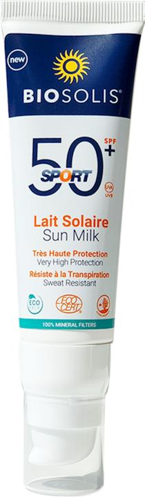 Actual product image Biosolis Bio Sport Extreme Sunscreen 50+ UVA+UVB Protection Water Resistant Fragrance-Free Vegan and Certifie (Suntan lotion, SPF 50)