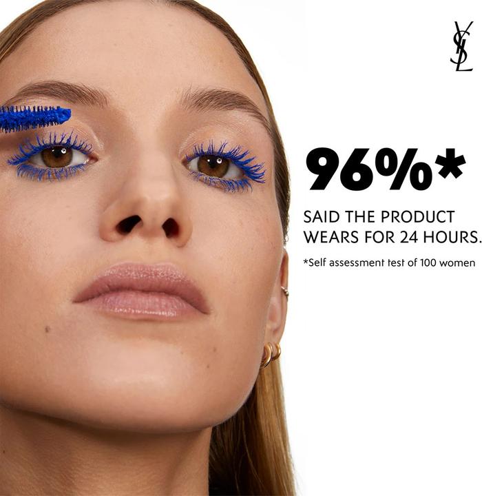 Actual product image Yves Saint Laurent Mascara Lash Clash blue 9 ml (4 Electric Blue)