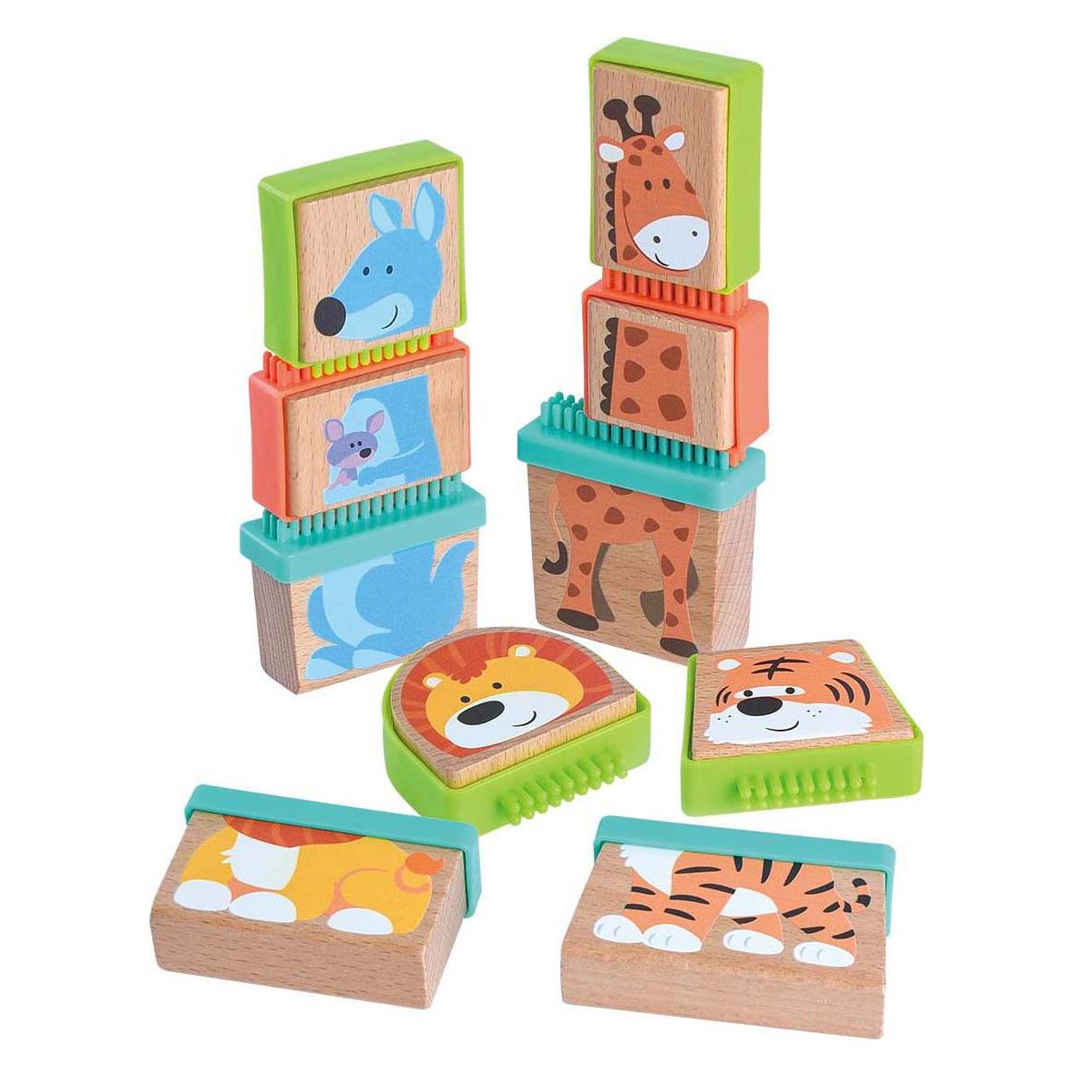 Play Holzblock-Puzzle Tiere, 20-tlg. (20 onderdelen)