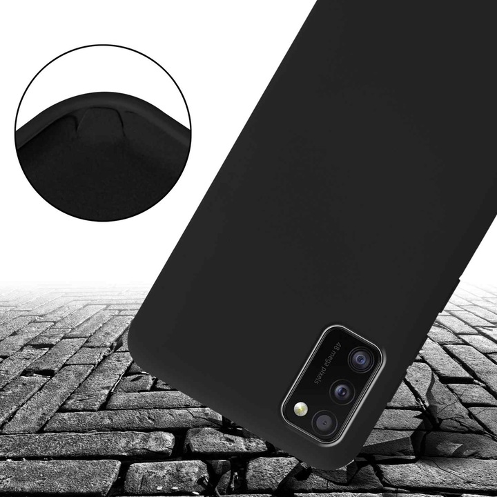 Actual product image Cadorabo TPU Cover Mobile Phone Chain Liquid (Samsung Galaxy M40s)