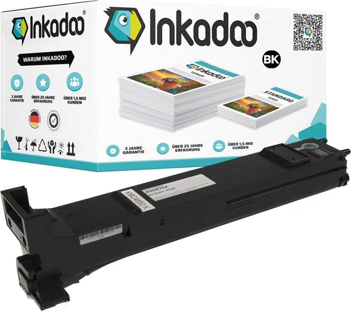 Actual product image Inkadoo Toner compatible with Konica Minolta A0DK152 Toner, black Black (FC)