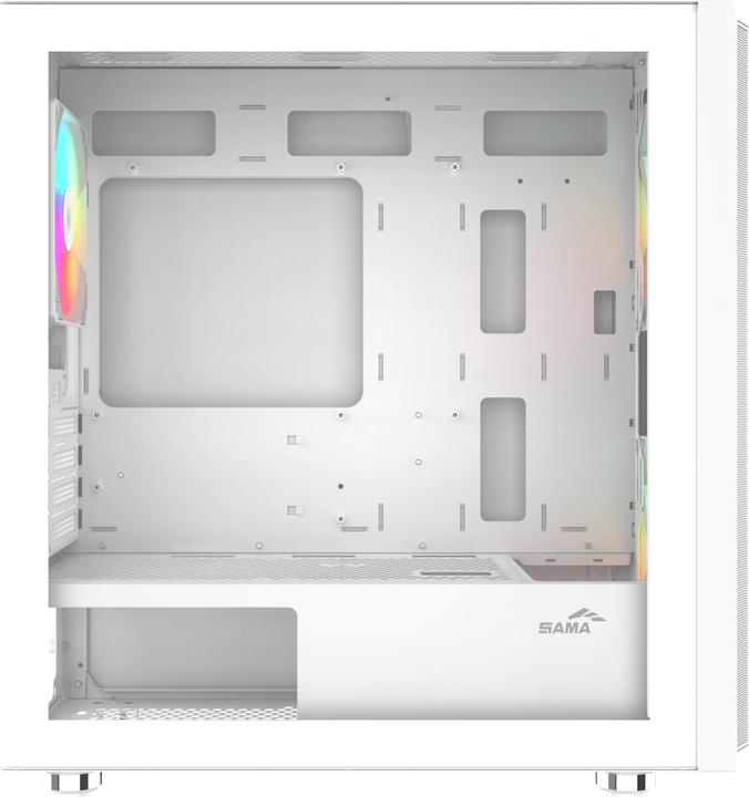 Produktbild Sama Gears S30, White mATX Mid-tower Case (ITX, Micro ATX (mATX))