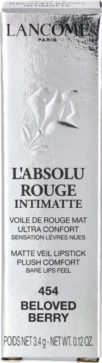 Actual product image Lancôme L'Absolu Rouge Intimatte 454 (454 Beloved Berry)
