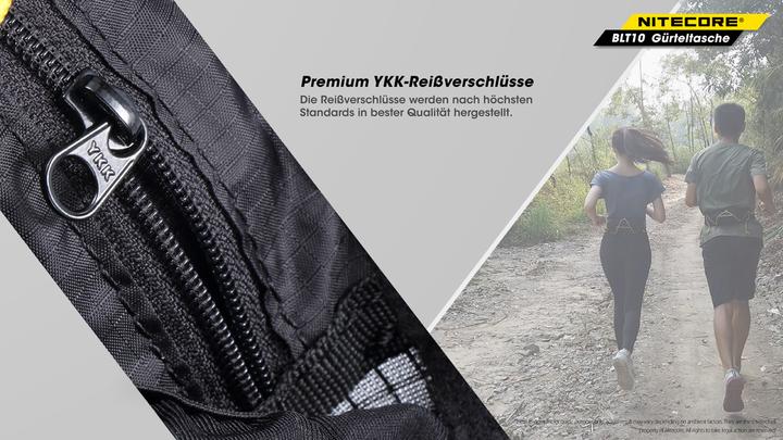 Produktbild Nitecore Running Belt BLT10 - Grösse L/XL inkl. Trinkflasche