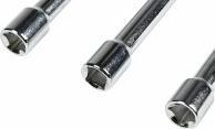 Benson Steckschlüsselverlängerung 3 Stück 1/2" x 3" 6" 9"