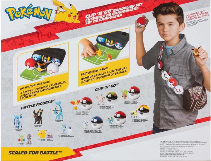 Actual product image Jazwares Pokémon Bandolier Set Premierbal