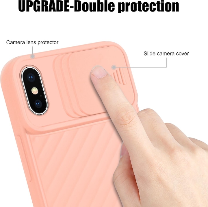 Actual product image Cadorabo TPU cover with camera protection (Apple iPhone XS Max)