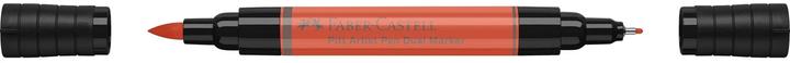 Actual product image Faber-Castell Ink Pen Pitt Artist Pen Dual Scarlet Red (Red, 1 x)
