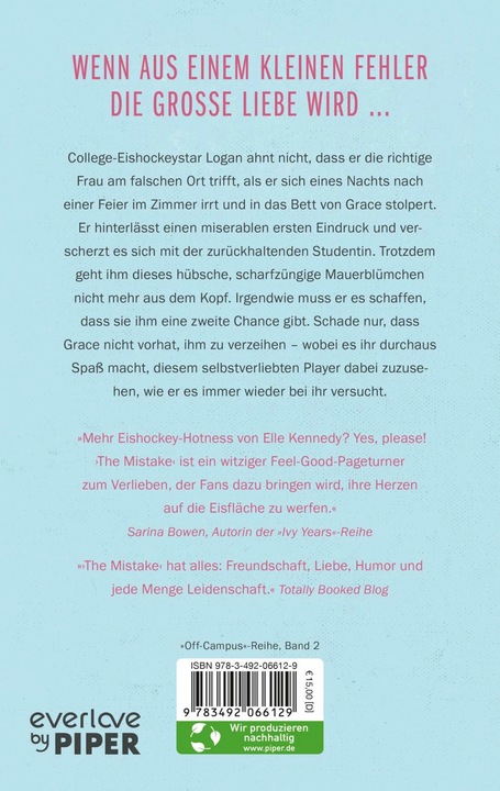 Productafbeelding The Mistake – Niemand ist perfekt (Duits, Elle Kennedy, 2024)
