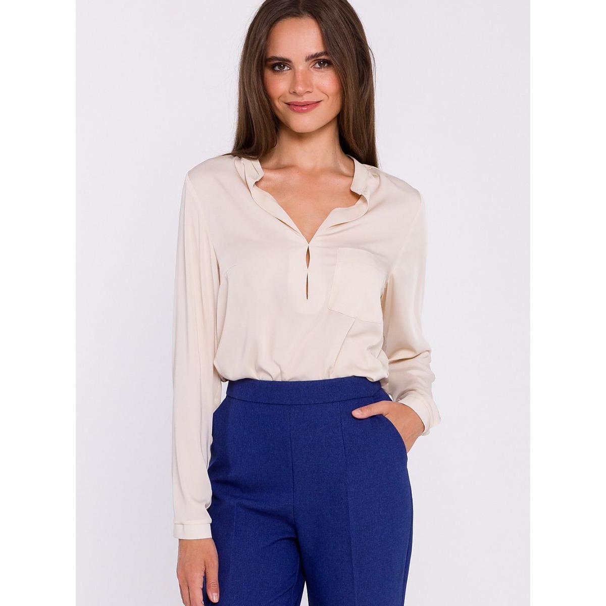 Stylove, Damen, Bluse, Bluse, Beige, (XXL)
