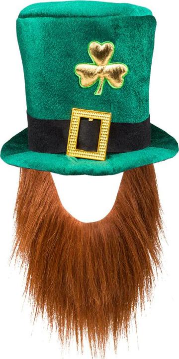 Image du produit Boland Chapeau Leprechaun de la Saint-Patrick : Avec barbe