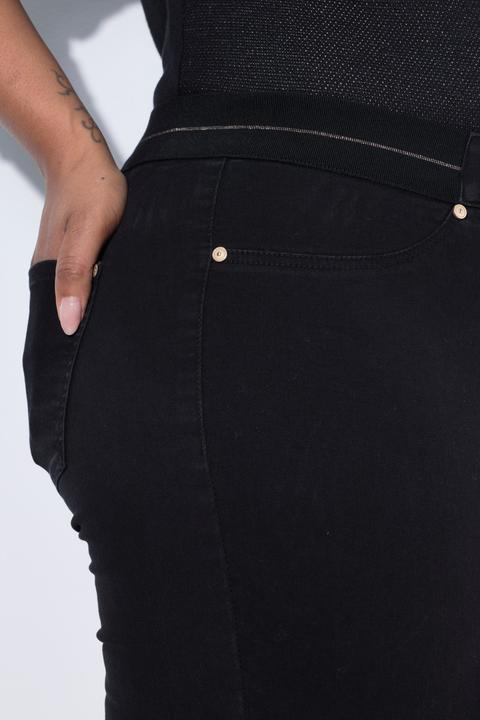 Produktbild Ulla Popken Jeggings Sarah, schmales Bein, Elastikbund, Stretch (54)
