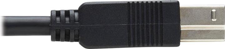 Actual product image Eaton USB 3.2 Gen 1 Plenum-Rated Fiber Active Optical Cable AOC - 5 Gbps A to B M/M Black (USB 3.2 Gen 1)