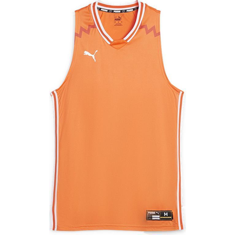 Puma, Damen, Sportshirt, Hoops Team Women's Game Jersey (L), Orange, L