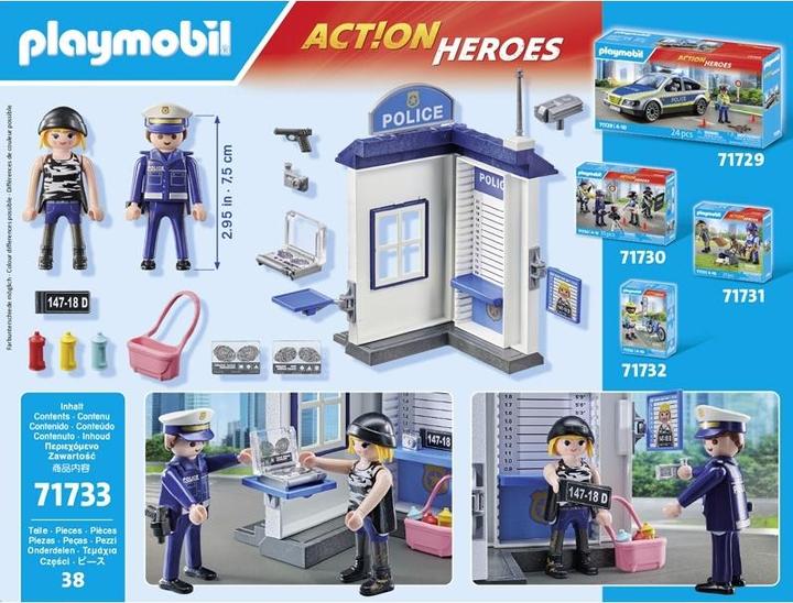 Actual product image Playmobil Police investigation room (71733, Playmobil Action Heroes)