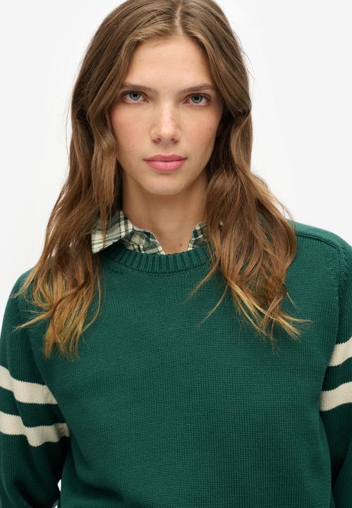 Produktbild Superdry Gestreifter Strickpullover mit lockerer Passform (XL)