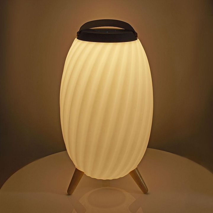 Actual product image Nedis SPBT35810WT Speaker White (3 h, Rechargeable battery operated)