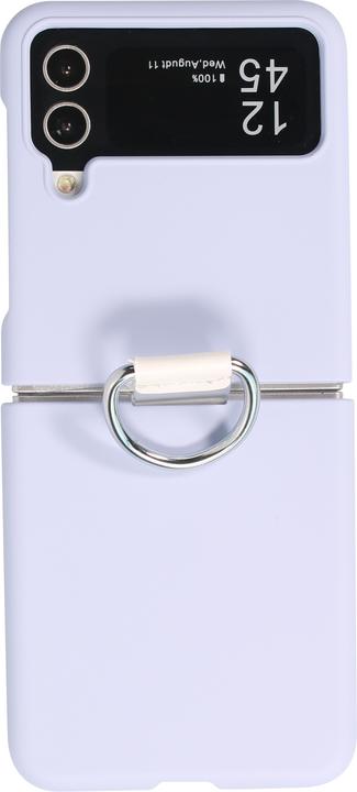 Produktbild PhoneLook Hülle Plastik mit Haltering Hellblau (Samsung Galaxy Z Flip4)