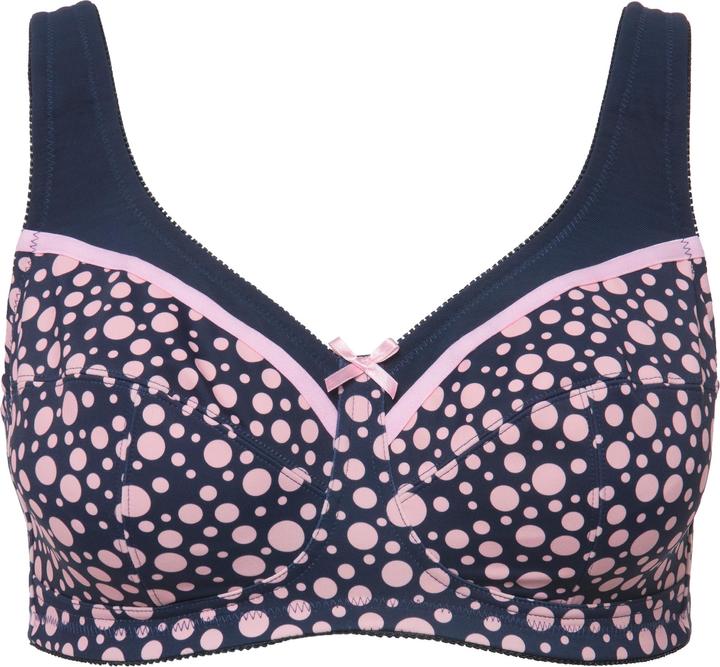 Image du produit Ulla Popken Soutien-gorge de maintien, sans armatures. Imprimé à pois. Bonnet C-H. (90 C)