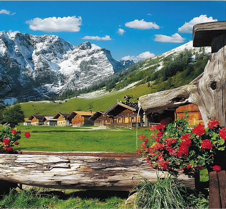 Actual product image Schmidt Spiele View into the mountain idyll (1000 pieces)