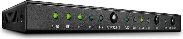 Lindy Commutateur HDMI 2.0 18G à 4 ports avec audio