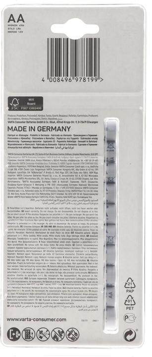 Immagine prodotto Varta Energy (30 pz., AA / LR6 / LR06 / Mignon / R6 / R14505)