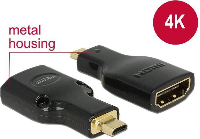Produktbild Delock Micro HDMI zu (Micro HDMI, HDMI, 3.86 cm)