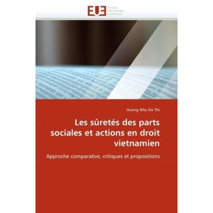 Les sûretés des parts sociales et actions en droit vietnamien, Fachbücher