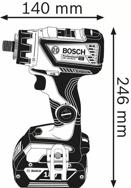 Image du produit Bosch Professional GSR 18V-60 FC