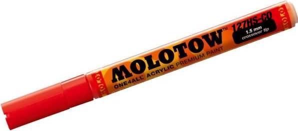 Image du produit Molotow AKRYLMARKER 1.5mm TRAF.RED (Rouge trafic, 1.50 mm, 1 x)