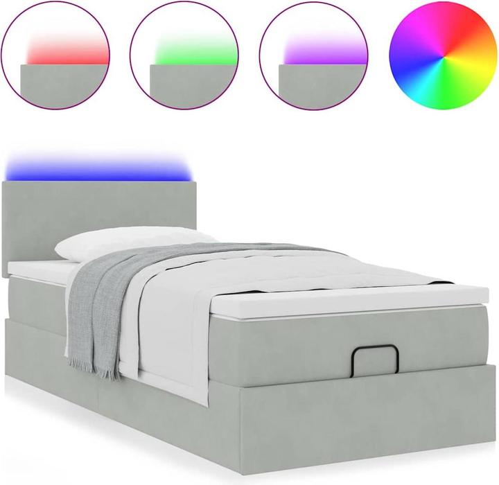 Image du produit vidaXL Ottoman-Bett (90 x 200 cm)