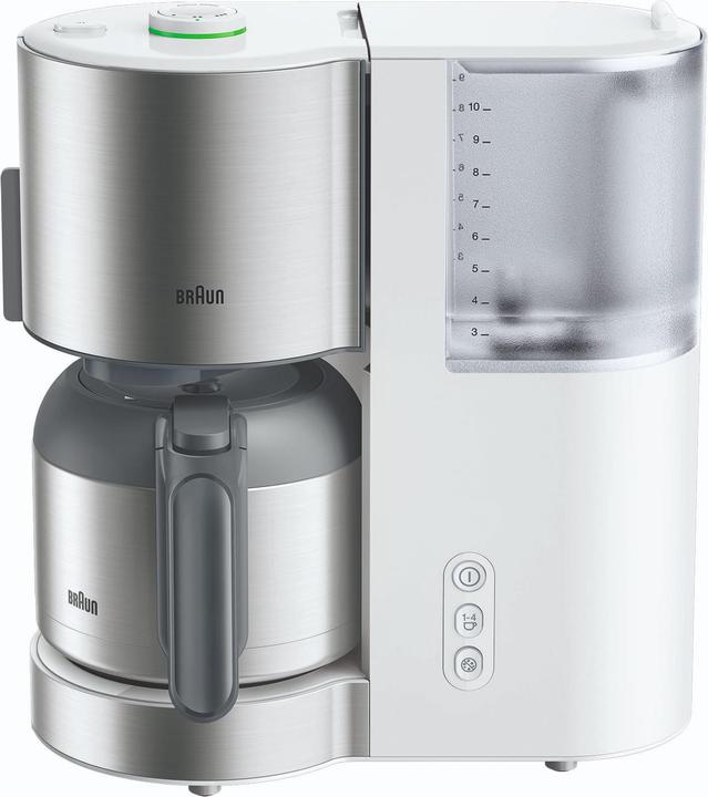 White, Stainless steel