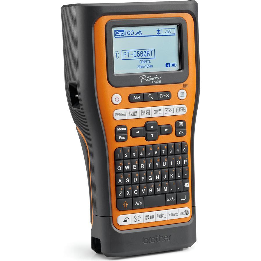 Brother PT-E560BTVP, Beschriftungsgerät, Orange, Schwarz