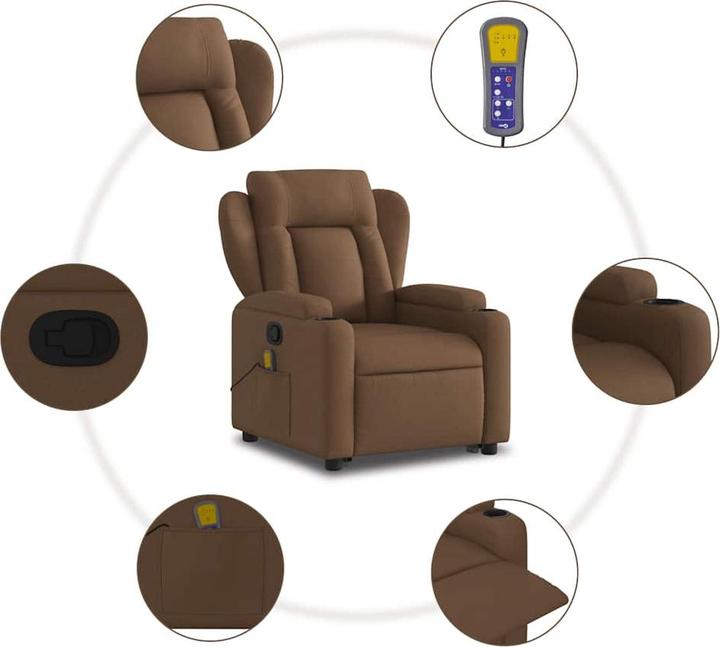 Produktbild vidaXL Massagesessel mit Aufstehhilfe