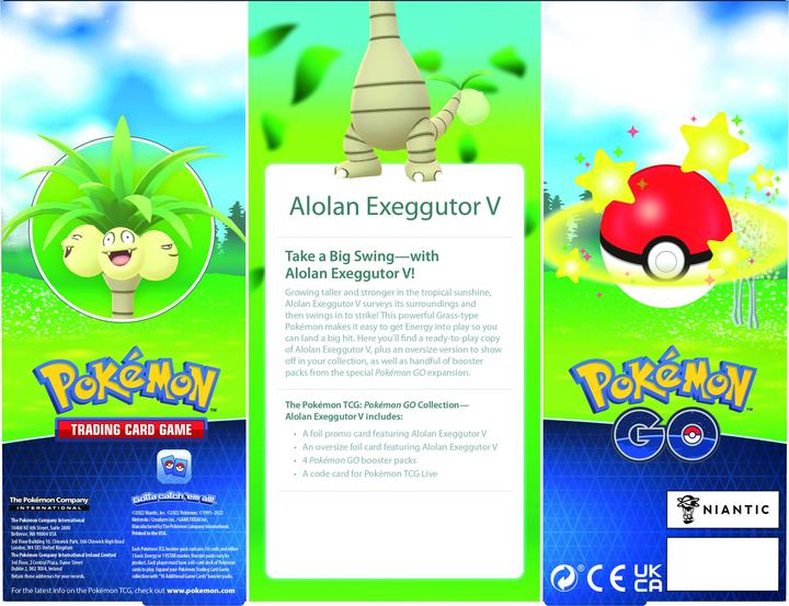 Actual product image Pokémon Alolan Exeggutor V Box (English, Box Set & Collection)
