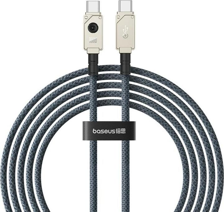 Produktbild Baseus Fast Charging Data Cable USB-C to USB-C, 100W, 2m - White (2 m, 100 W)
