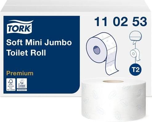 Actual product image Tork Premium Toilet Paper Mini Jumbo Roll (1 pcs.)