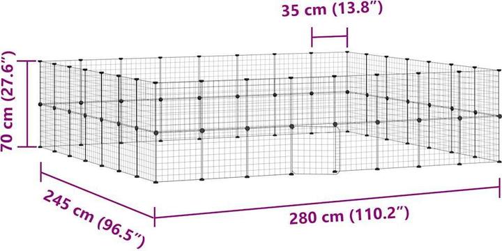 Produktbild vidaXL Haustierkäfig