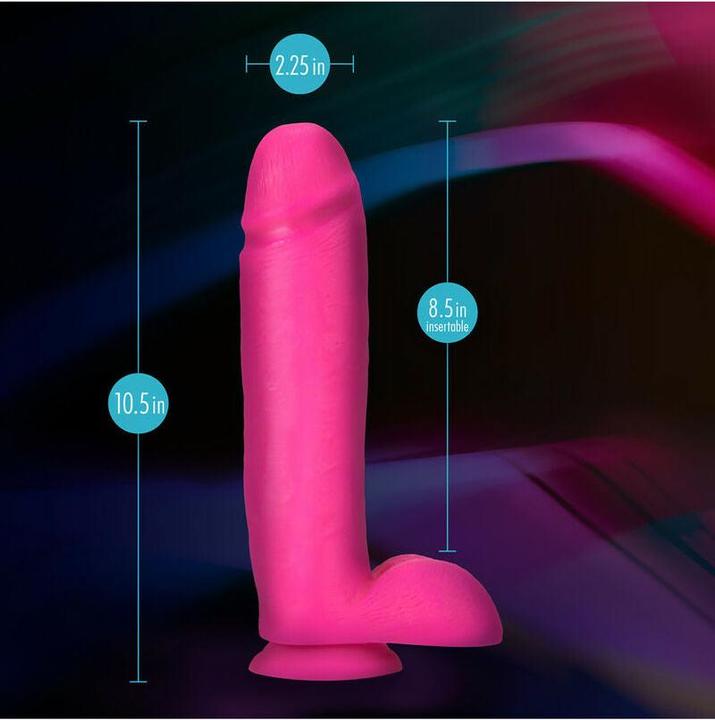 Produktbild Blush Neo Elite 10inch Cock With Balls Neon Pink