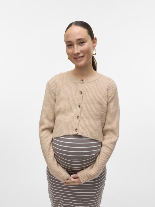 Produktbild Mamalicious Normal geschnitten Rundhals Strickjacke Strickjacke (XS)