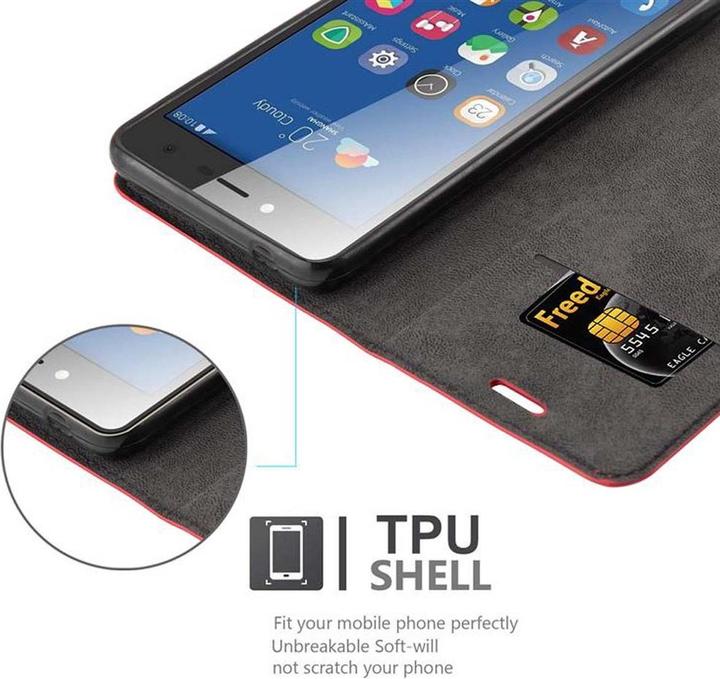 Actual product image Cadorabo Book Invisible Magnet Cover (ZTE Blade L7)