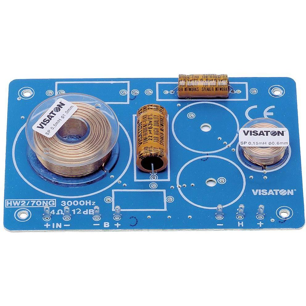 Visaton HW 2/70 NG - 4 Ohm 2-Wege Frequenzweiche 4 Ω, Lautsprecher Bauteile