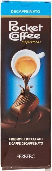 Ferrero Pocket Coffee decaffeinated T5 62.5gr (62.50 g)