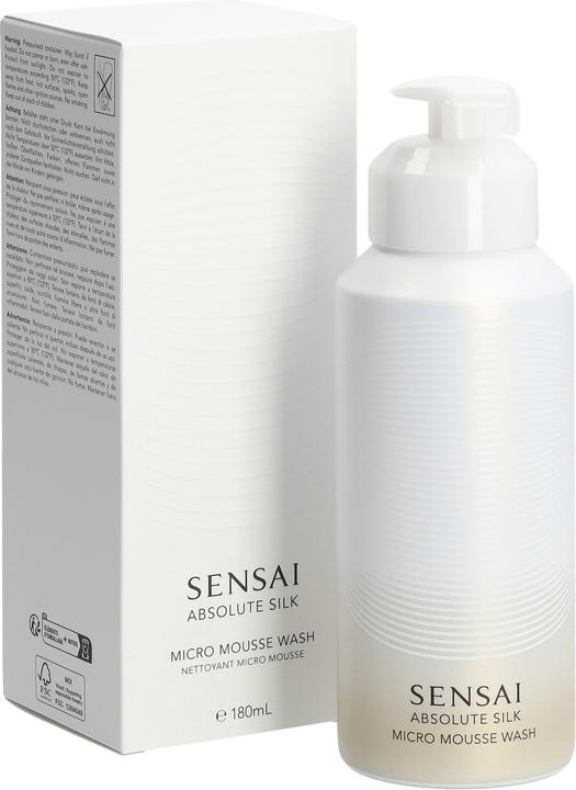 Actual product image Sensai Absolue Silk Micro Mss Wash (Cleansing mousse, 180 ml)