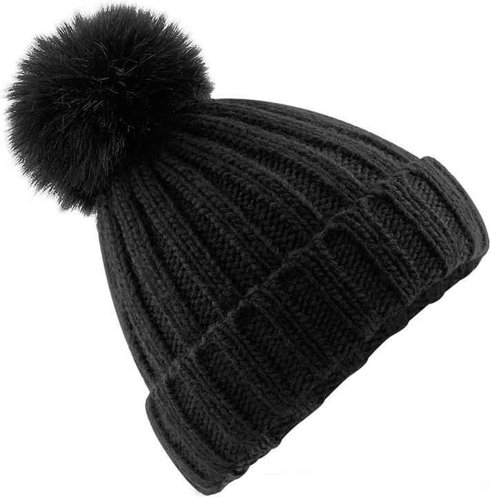 Produktbild Beechfield Verbier Mütze Bommel (One Size)