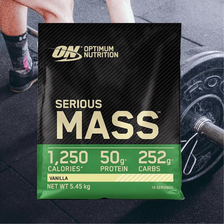 Actual product image Optimum Nutrition Serious Mass (Vanilla, 1 pcs., 5450 g)