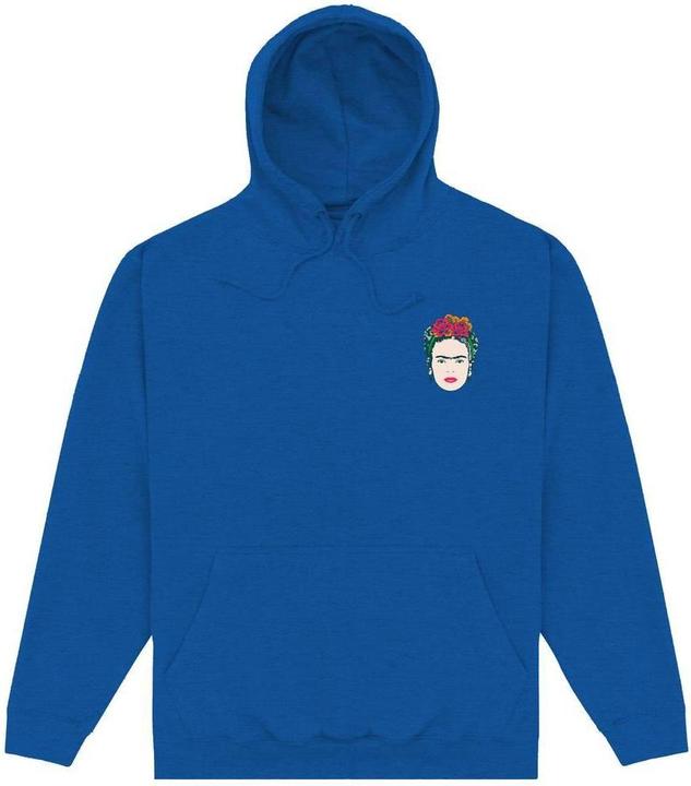 Actual product image Frida Kahlo Unisex Adult Illustration Hoodie (XXL)