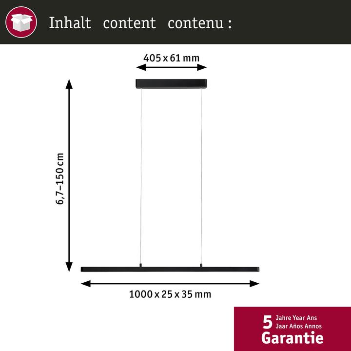 Actual product image Paulmann Lento (1800 lm)