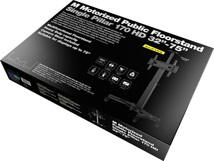 Actual product image Multibrackets Stand electr. 32-75", max 60 kg, black (75", 60 kg)